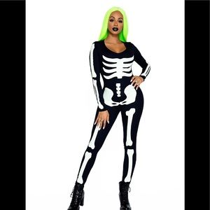Skeleton bodysuit Halloween costume